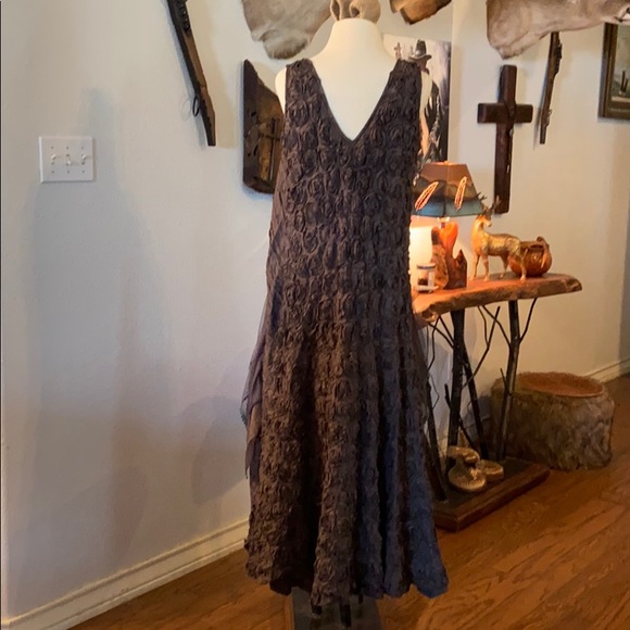 Copper Feather upcycled original kimono/vest L - Picture 4 of 5